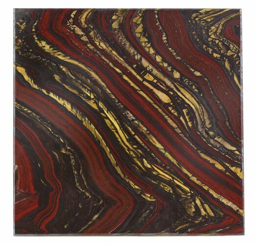 Tiger Iron Stromatolite Shower Tile - Billion Years Old #48799